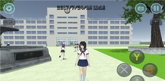 樱花校园明星模拟器汉化版截图1